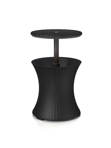 Стол COOL BAR RATTAN чёрный