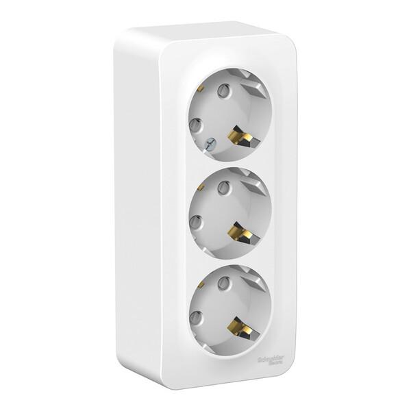 Рамка Systeme Electric AtlasDesign четырехместная бежевая (ATN000204)