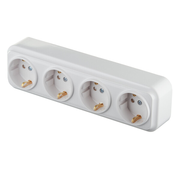 Розетка Systeme Electric AtlasDesign встраиваемая карбон (ATN001024)