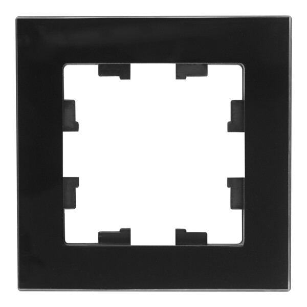 Рамка Systeme Electric AtlasDesign Nature одноместная черная (ATN321001)