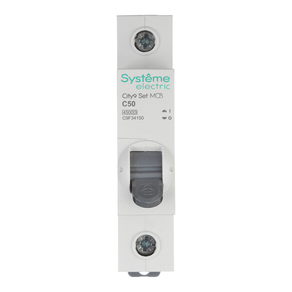 Автоматический выключатель модульный Systeme Electric City9 Set 1P 50А тип C 4,5 кА 230 В (C9F34150)
