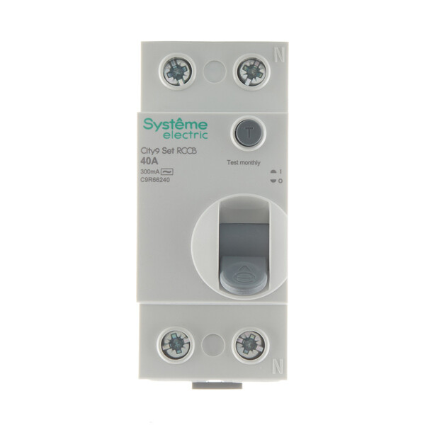 УЗО Systeme Electric City9 Set ВДТ 40А 300 мА 1P+N тип AC 6 кА (C9R66240)