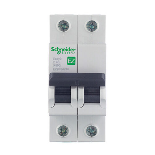 Автоматический выключатель модульный Schneider Electric Easy9 2P 40А тип C 4,5 кА 400 В (EZ9F34240)