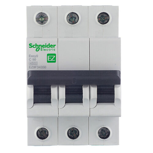 Автоматический выключатель модульный Schneider Electric Easy9 3P 50А тип C 4,5 кА 400 В (EZ9F34350)