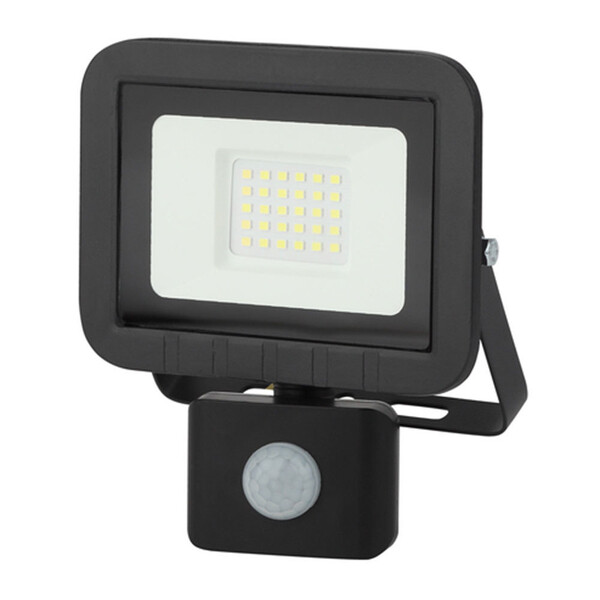 Прожектор светодиодный Эра LPR-04 6500К 30 Вт IP65 с датчиком движения черный