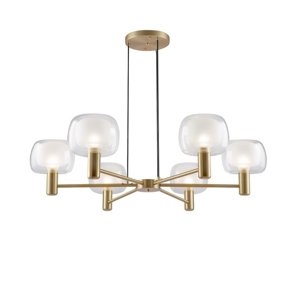 Люстра подвесная Maytoni Vision E14 360 Вт 30 кв.м (MOD411PL-06G)