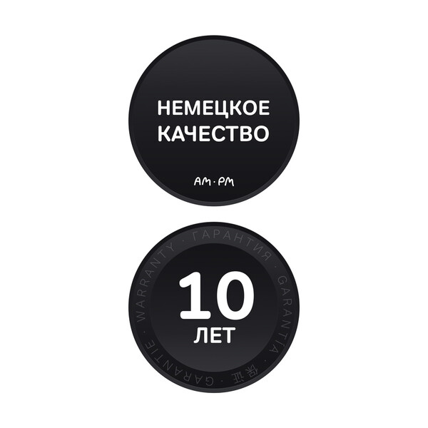 Смеситель для кухни AM.PM Like черный с высоким изливом однорычажный (F8005022)