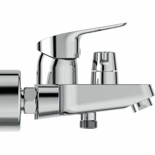 Смеситель для ванны Ideal Standard Ceraflex хром однорычажный с коротким изливом без лейки (B1740AA)