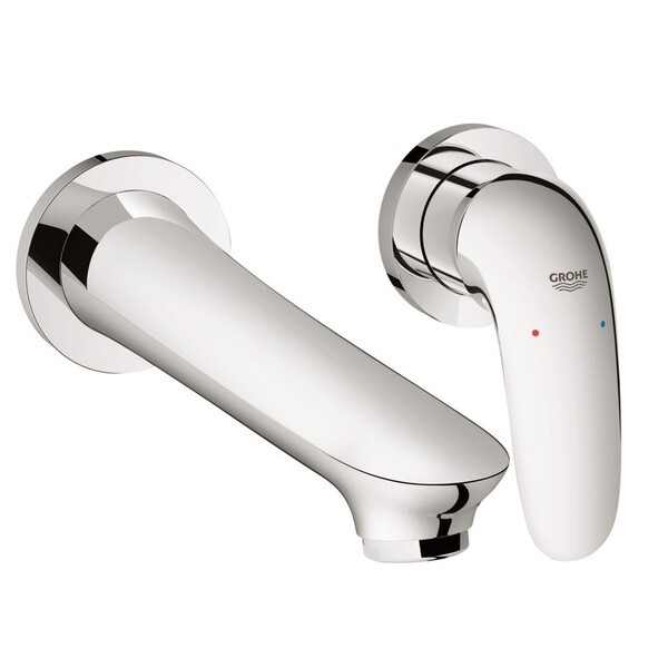 Смеситель для раковины встраиваемый Grohe Eurostyle хром однорычажный без скрытой части в комплекте (29097003)