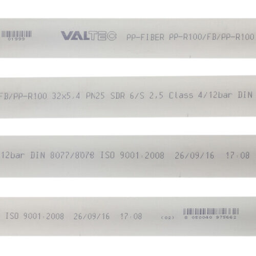 Труба полипропиленовая Valtec армированная стекловолокном 32х2000 мм PN25 (VTp.700.FB25.32.02)