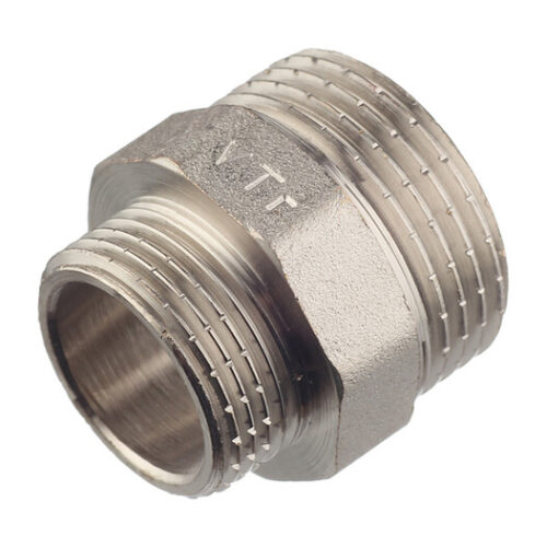 Ниппель переходной Valtec 1 НР(ш) х 3/4 НР(ш) латунный (VTr.580.N.0605)