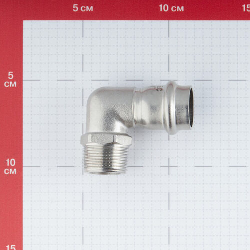 Угол VALTEC (VTi.953.I.002205) 90° 22 мм х 3/4 НР нержавеющая сталь