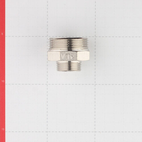 Ниппель переходной Valtec 1 1/4 НР(ш) х 3/4 НР(ш) латунный (VTr.580.N.0705)