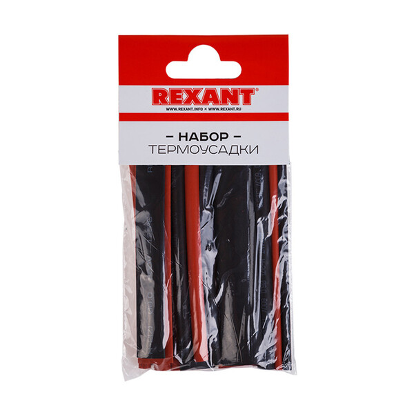 Трубка термоусадочная Rexant Maximum ТУТ 2/1 мм 100 мм 2 цвета (14 шт.)