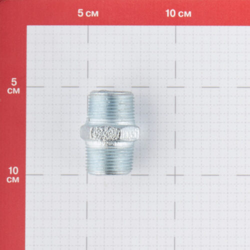 Ниппель Gebo Platinum (280-5V) 3/4 НР(ш) х 3/4 НР(ш) чугунный оцинкованный