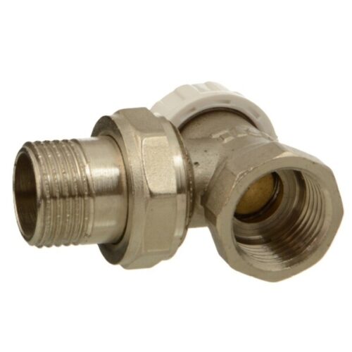 Клапан запорный угловой Terma 3/4 НР(ш) х 3/4 ВР(г) для радиатора (26243)