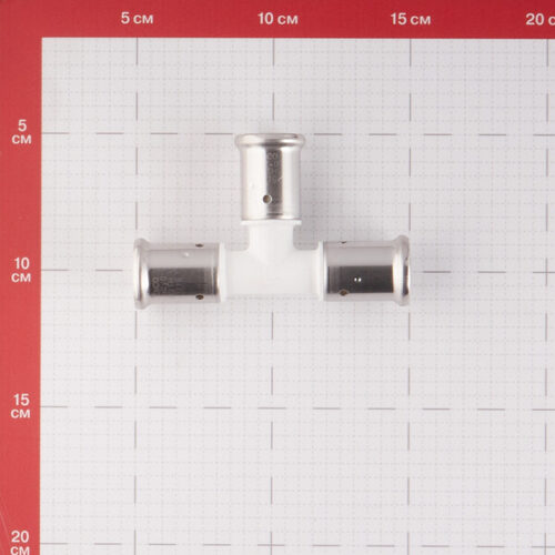 Тройник Henco (9PKW-202020) 20(пресс) х 20(пресс) х 20(пресс) PVDF белый