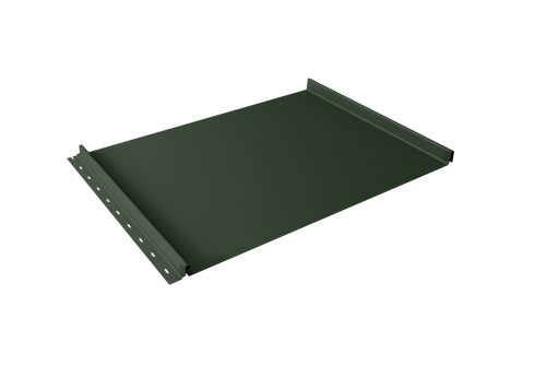 Кликфальц Pro Grand Line 0,5 Satin Matt TX с пленкой на замках RAL 6020 хромовая зелень