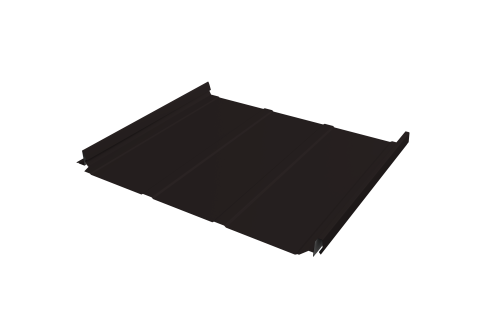 Кликфальц Pro Line Grand Line 0,5 Drap TX с пленкой на замках RAL 9005 черный