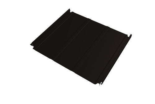 Кликфальц Double Pro Line Grand Line 0,5 Satin с пленкой на замках RAL 9005 черный