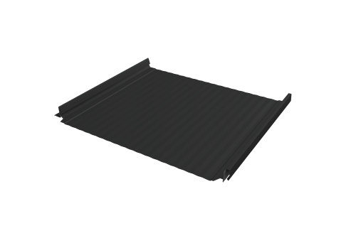 Кликфальц Pro Gofr Grand Line 0,45 Drap с пленкой на замках RAL 7016 антрацитово-серый